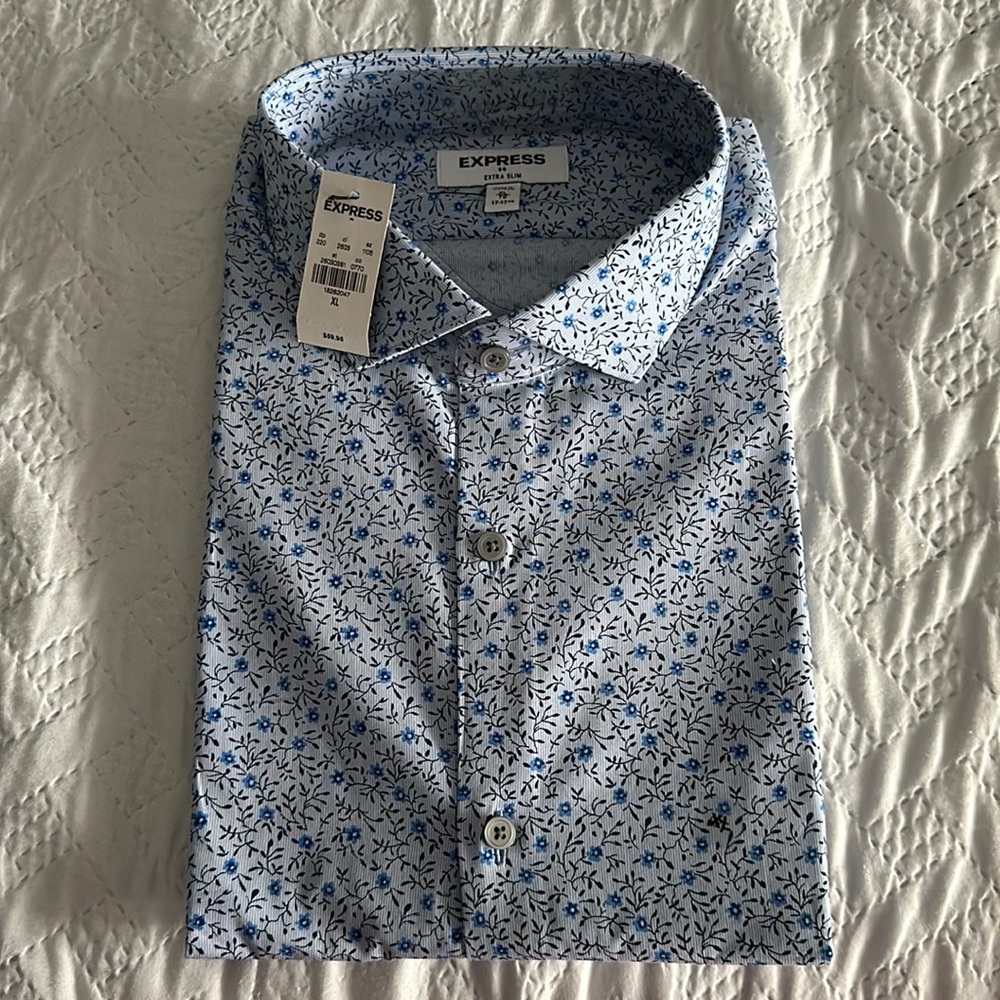 Express Men Dress long sleeve Shirt